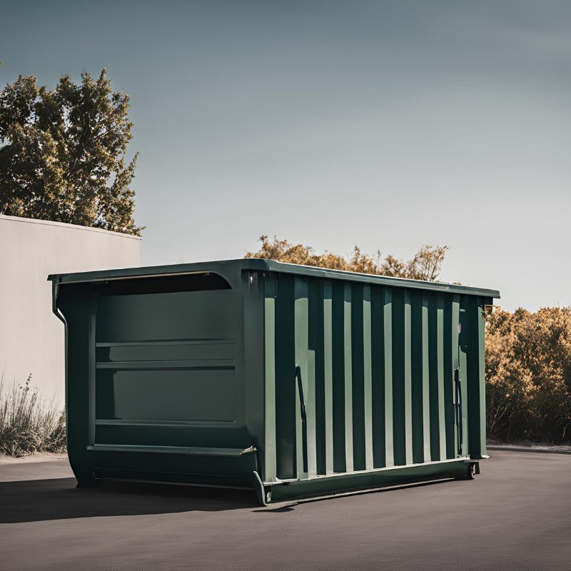 Construction roll-off dumpster rentals